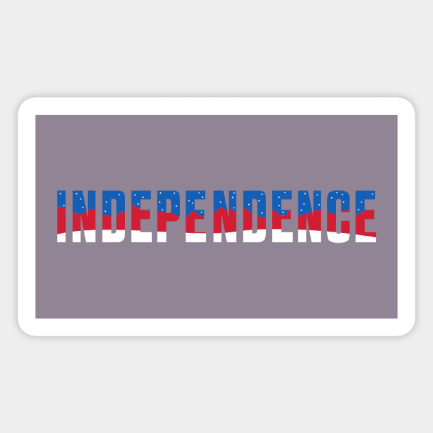 American Independence Landscape Magnet by NeddyBetty